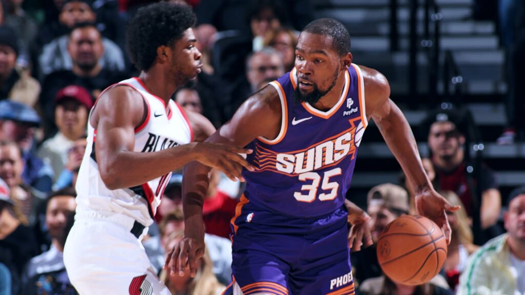 Phoenix suns vs portland trail blazers match player stats