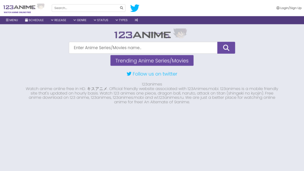 what is 123 Anime